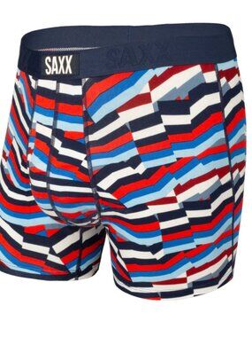 SAXX ULTRA Boxer Briefs with Fly “Post It Stripe"